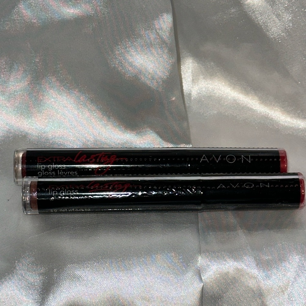 Avon Everlasting Lip Gloss (2) “Lingering Mauve” & “Lingering Plum”